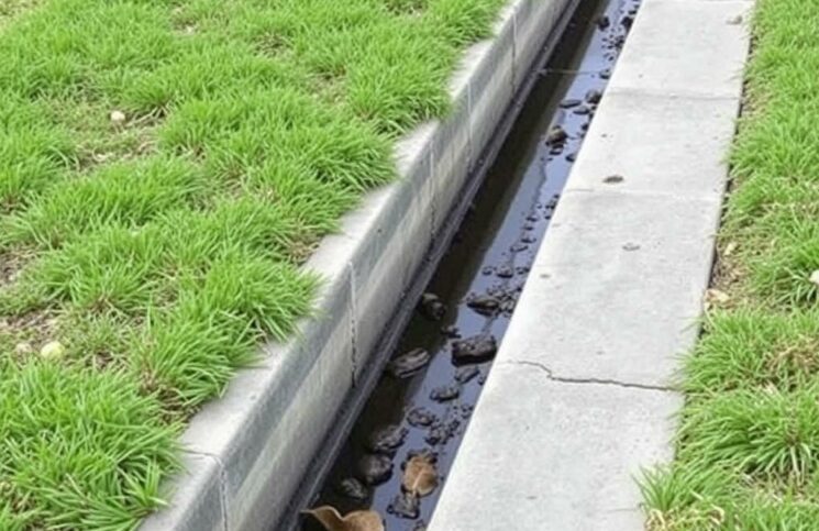 Бетонные водоотводные лотки: простой способ не утонуть в дожде